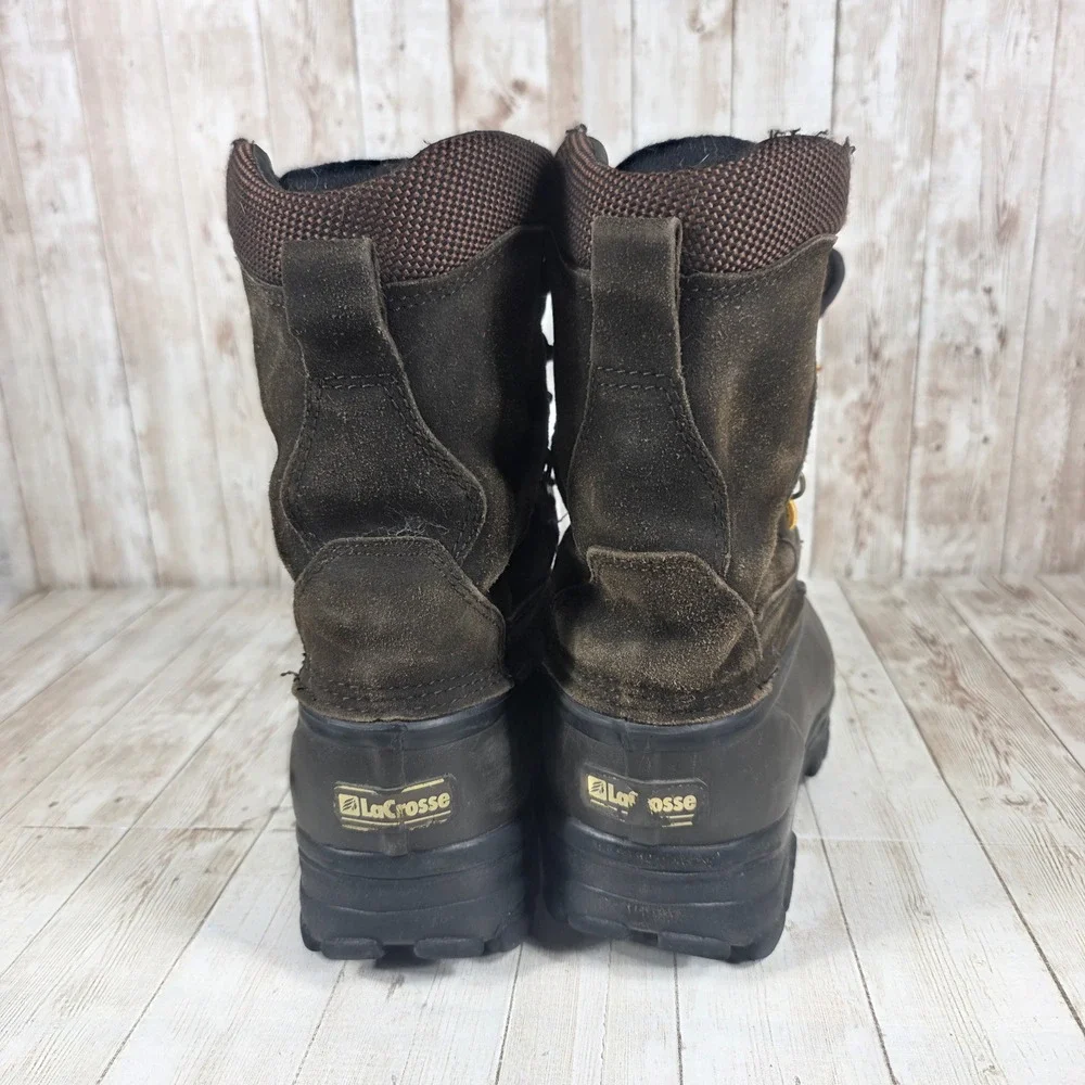 LaCross Men's Insulated‎ Winter Snow Boots Size 9 Waterproof Warm Thinsulate